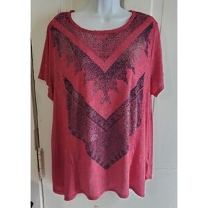 Signature Studio Aztec Print Top